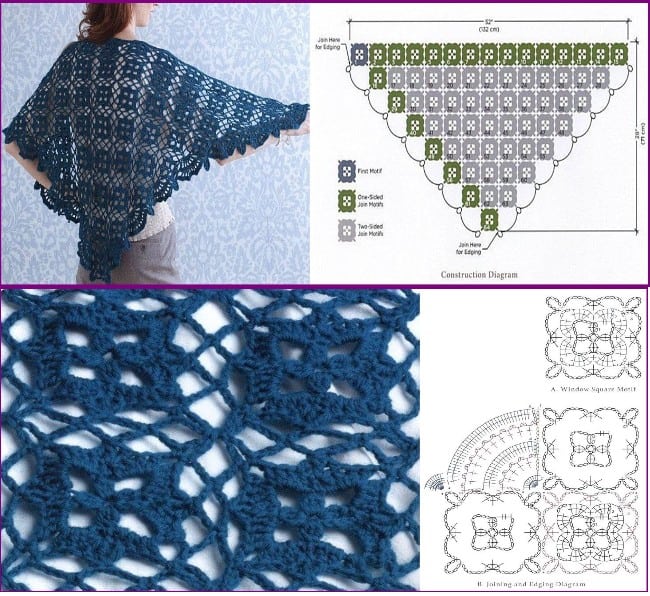 Xales de Crochê gráfico