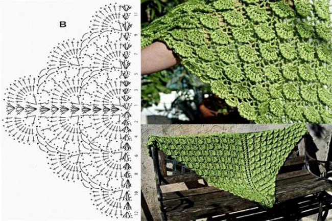 Xales de Crochê gráfico