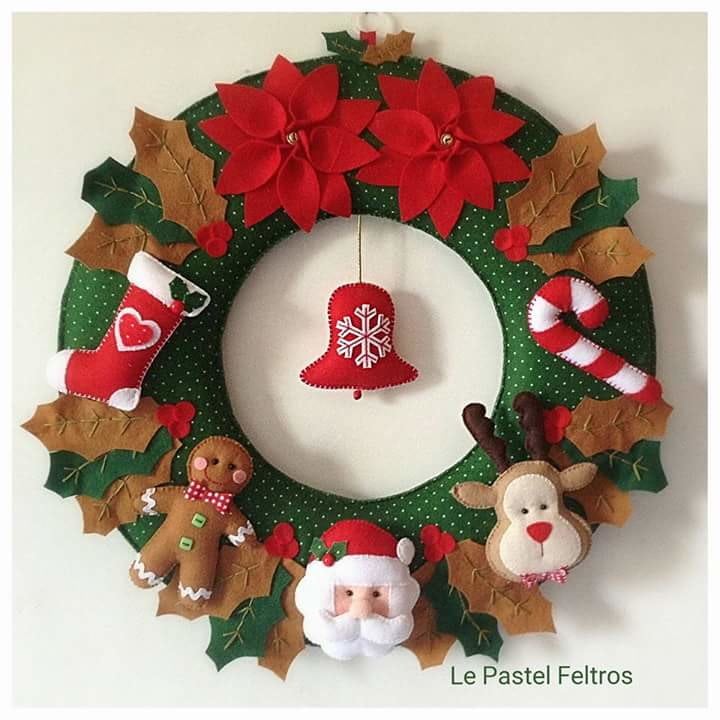 Enfeites de Natal de Feltro