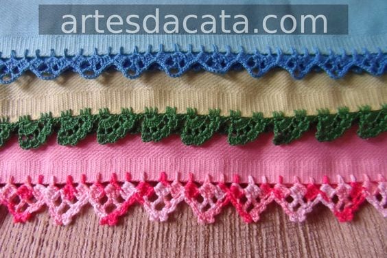 bicos de croche simples