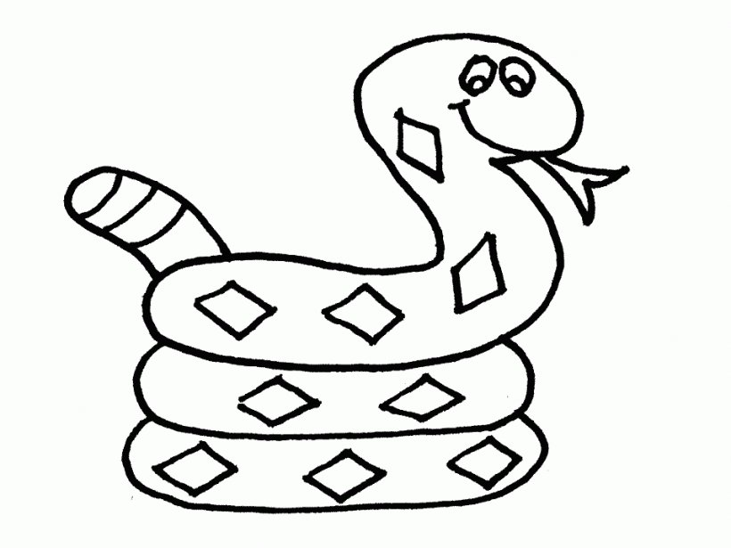 desenho cobra infantil