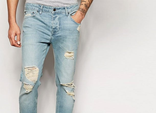 customizar calça jeans masculina