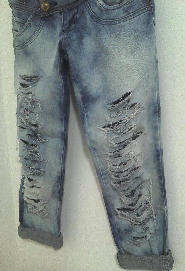 Customização de calça jeans