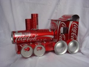 Latas decoradas