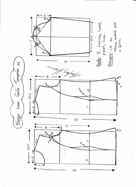 Como fazer Moldes de Roupas para Costurar moldes