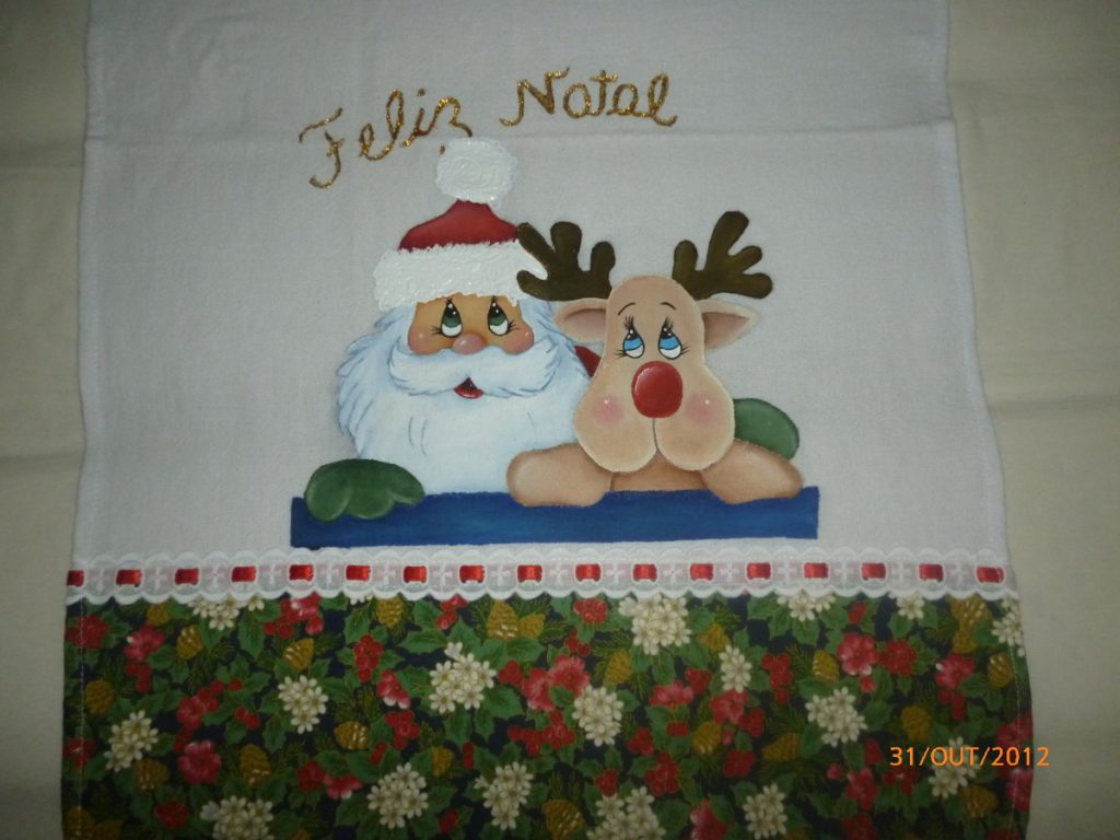 Solte a criatividades e faça pinturas lindas no tema de Natal