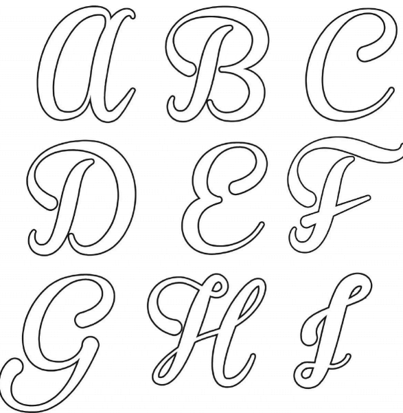 letras bonitas para imprimir y recortar grandes