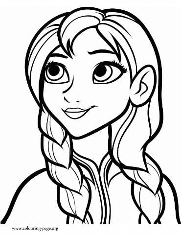 Desenhos para imprimir frozen rosto