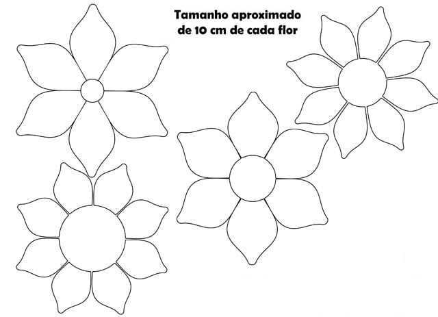 Molde de flor eva