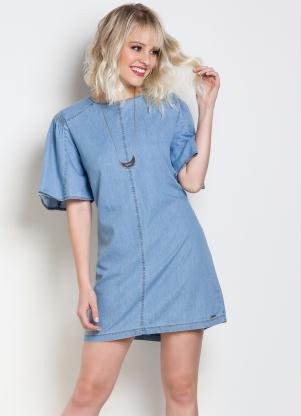 vestido jeans curto