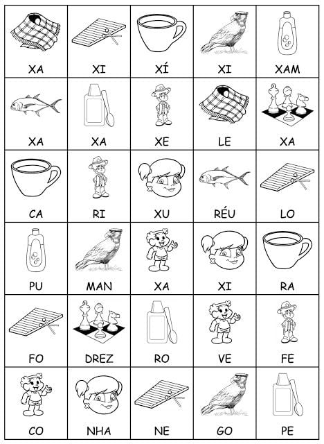 atividades para alfabetização