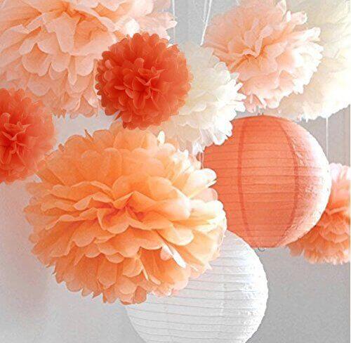 Flores de papel crepom