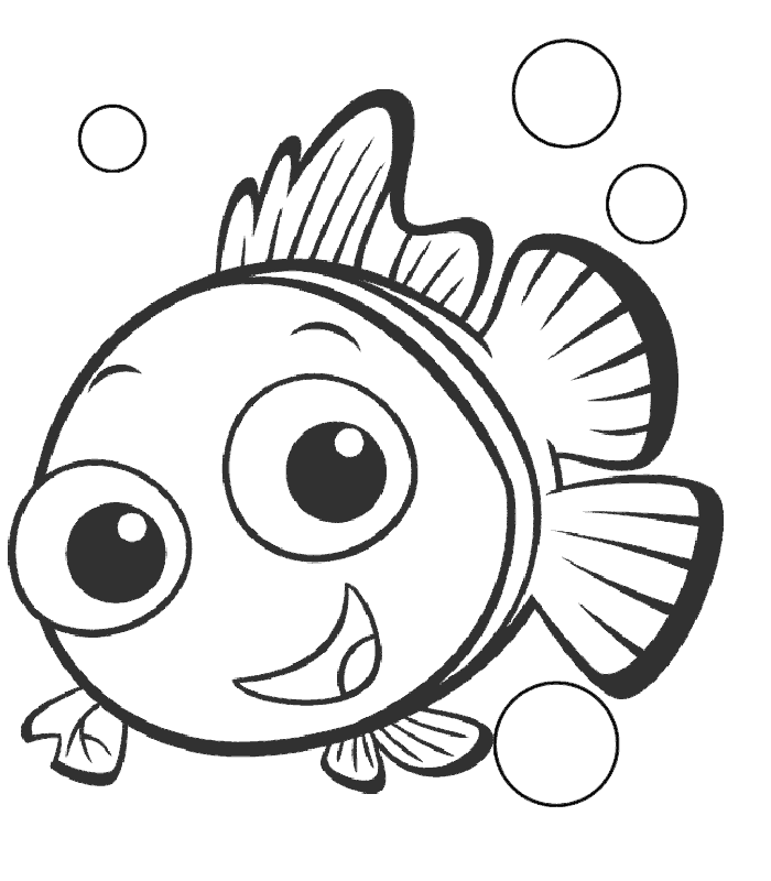 Nemo - Desenho de peixe