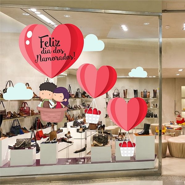 Vitrine dia dos namorados