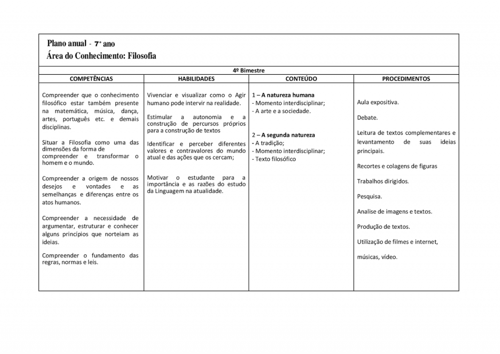 Planejamento de Aula