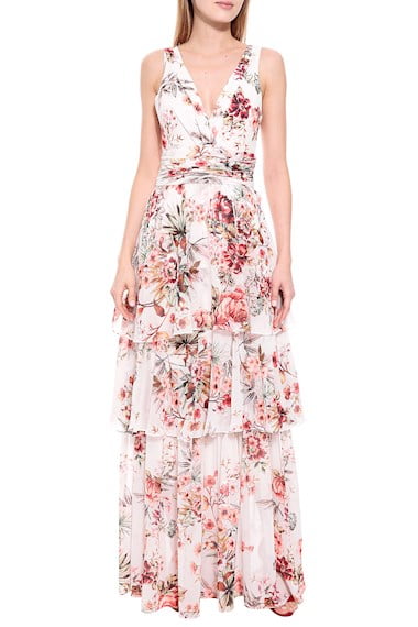 Vestido longo floral