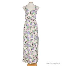 Vestido longo floral