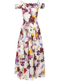 Vestido longo floral