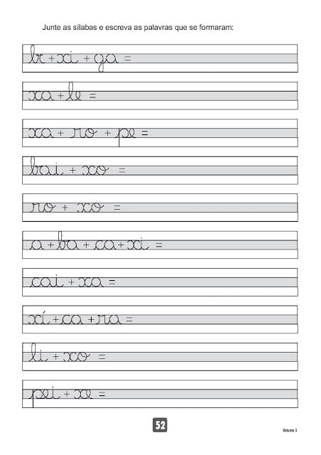 Atividade De Caligrafia Bonita Para Imprimir Com Letras Técnica E Alfabeto 0901