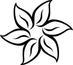 desenho de flor para colorir