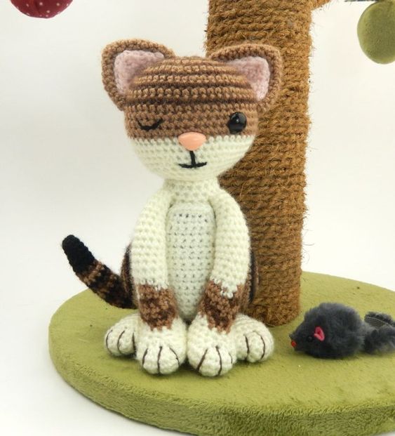 Gatinhos de Crochê Amigurumi