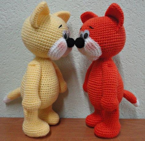 Gatinhos de Crochê Amigurumi