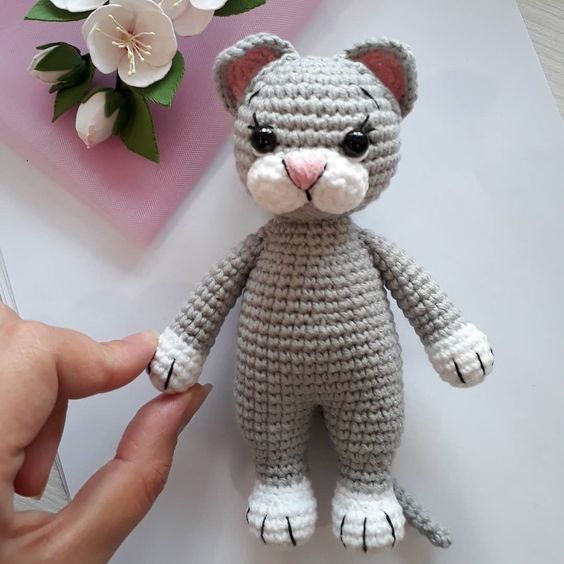 Gatinhos de Crochê Amigurumi