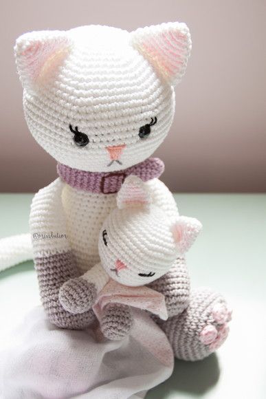 Gatinhos de Crochê Amigurumi