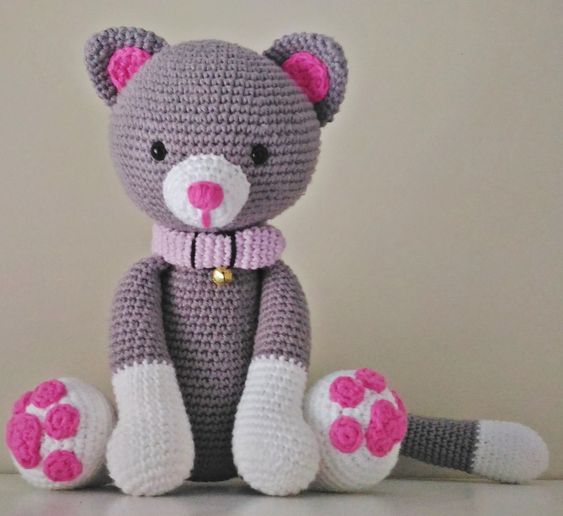 Gatinhos de Crochê Amigurumi