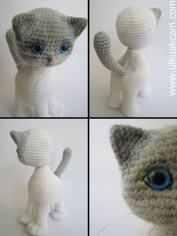 Gatinhos de Crochê Amigurumi