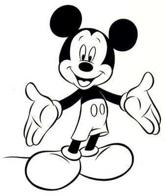 imagem Mickey Mouse para imprimir colorir