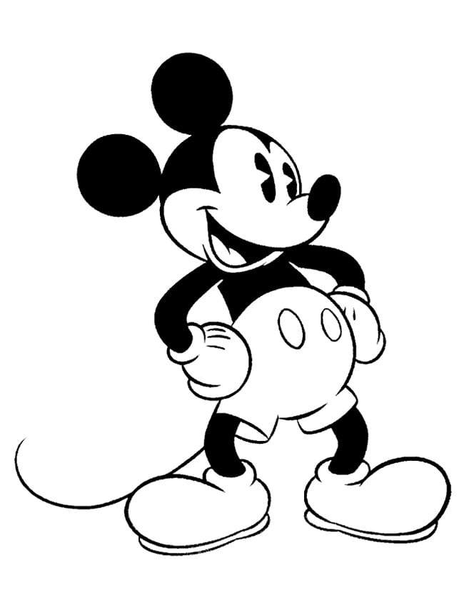 Mickey Mouse para imprimir