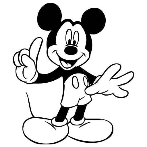 Mickey Mouse para imprimir