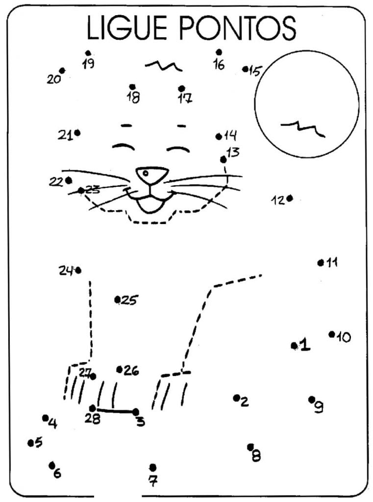 ligar os pontos desenhos