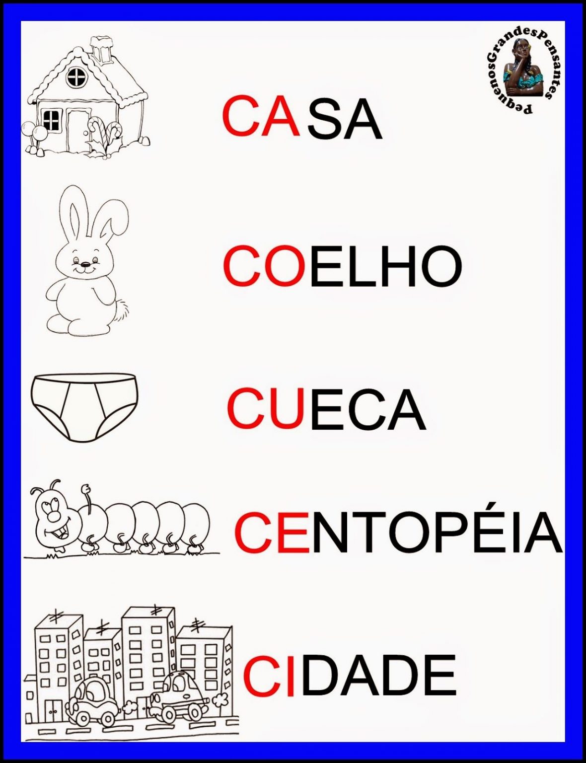 Fam Lia Sil Bica Do C Ca Ce Ci Co Cu Letra Plano De Aula E Atividades