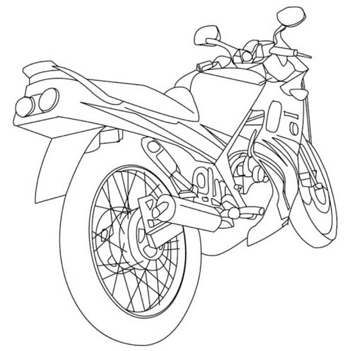 desenho de moto para colorir1