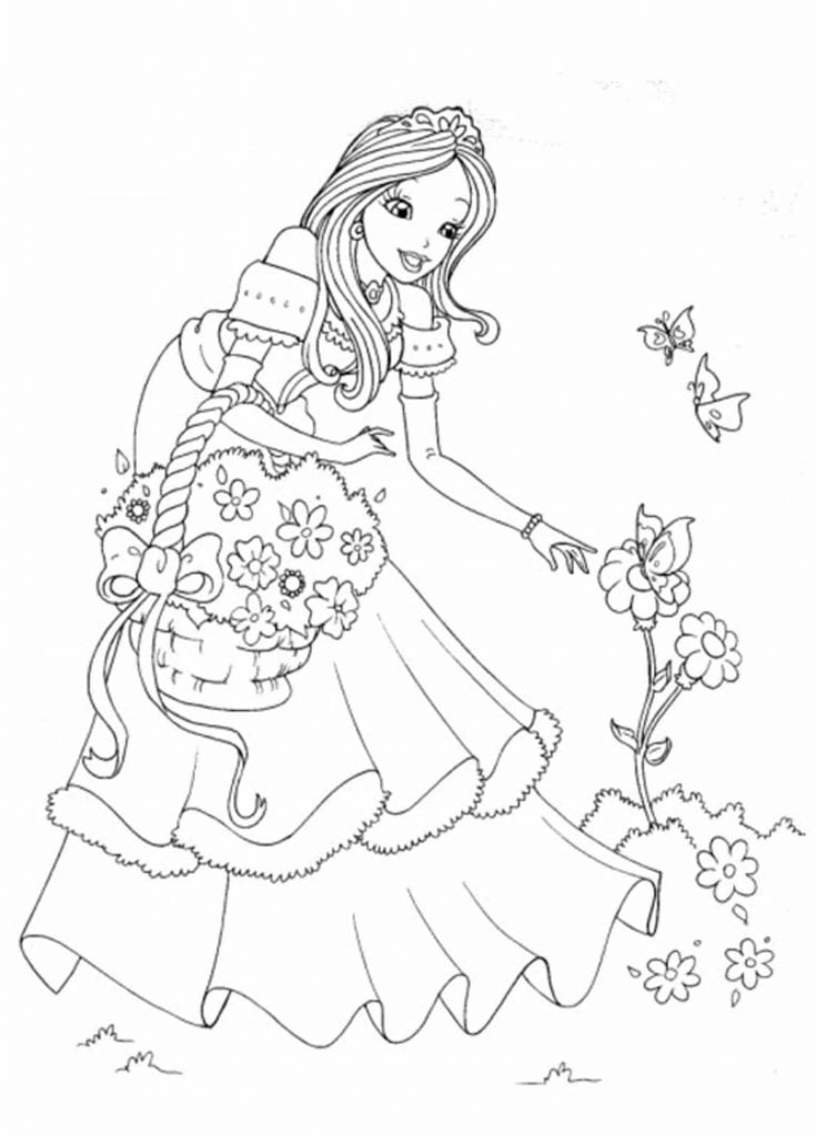 desenho princesas da disney para colorir