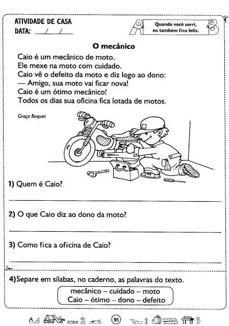 texto para interpretação