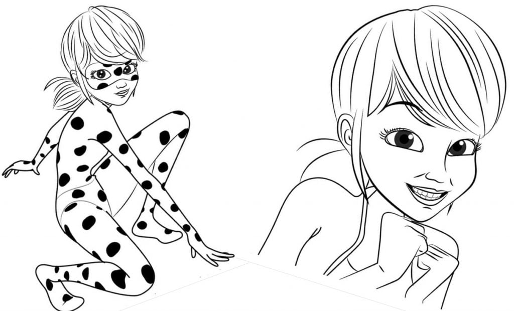 ladybug para colorir desenho miraculous