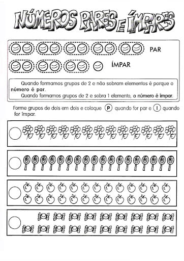 problemas de matematica 3 ano numeros pares e impares