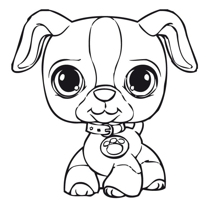 desenho de cachorrinho para colorir