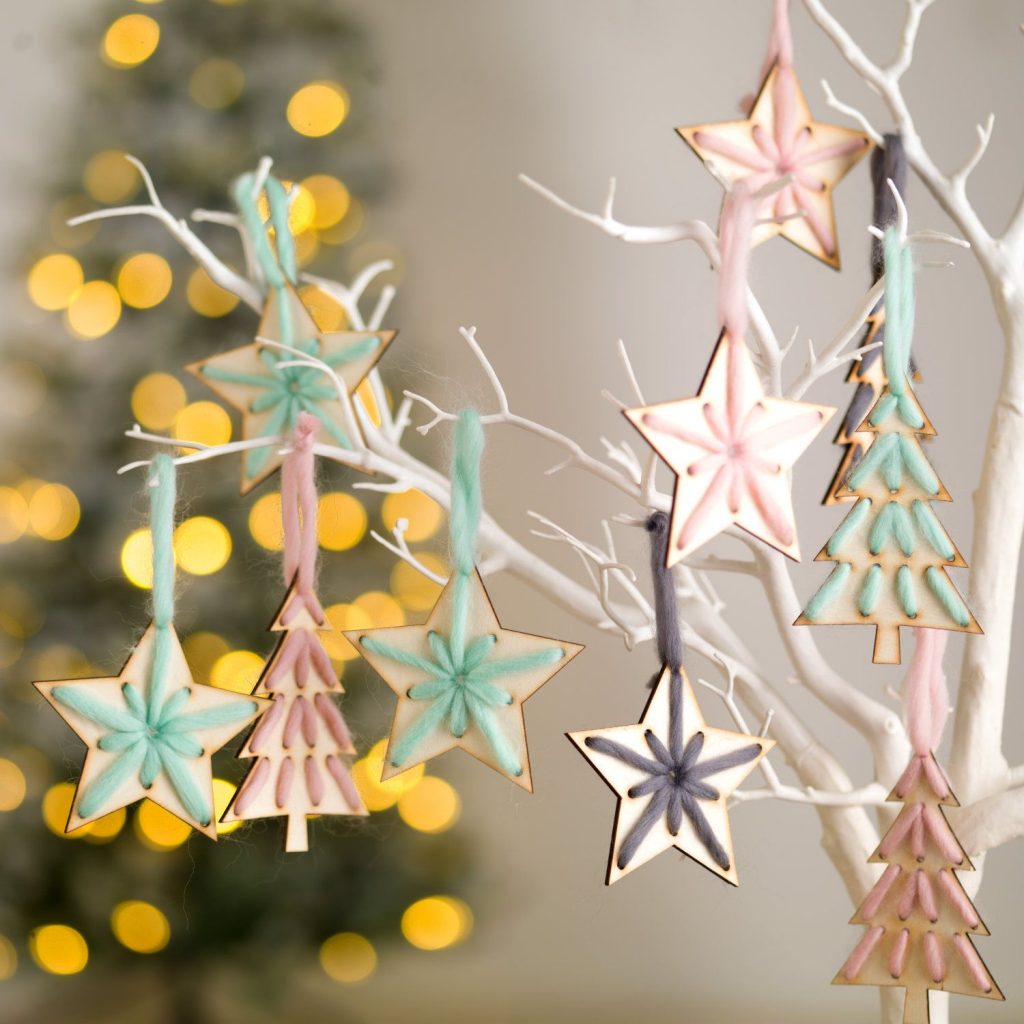 lindas lembracinhas de estrelas de natal