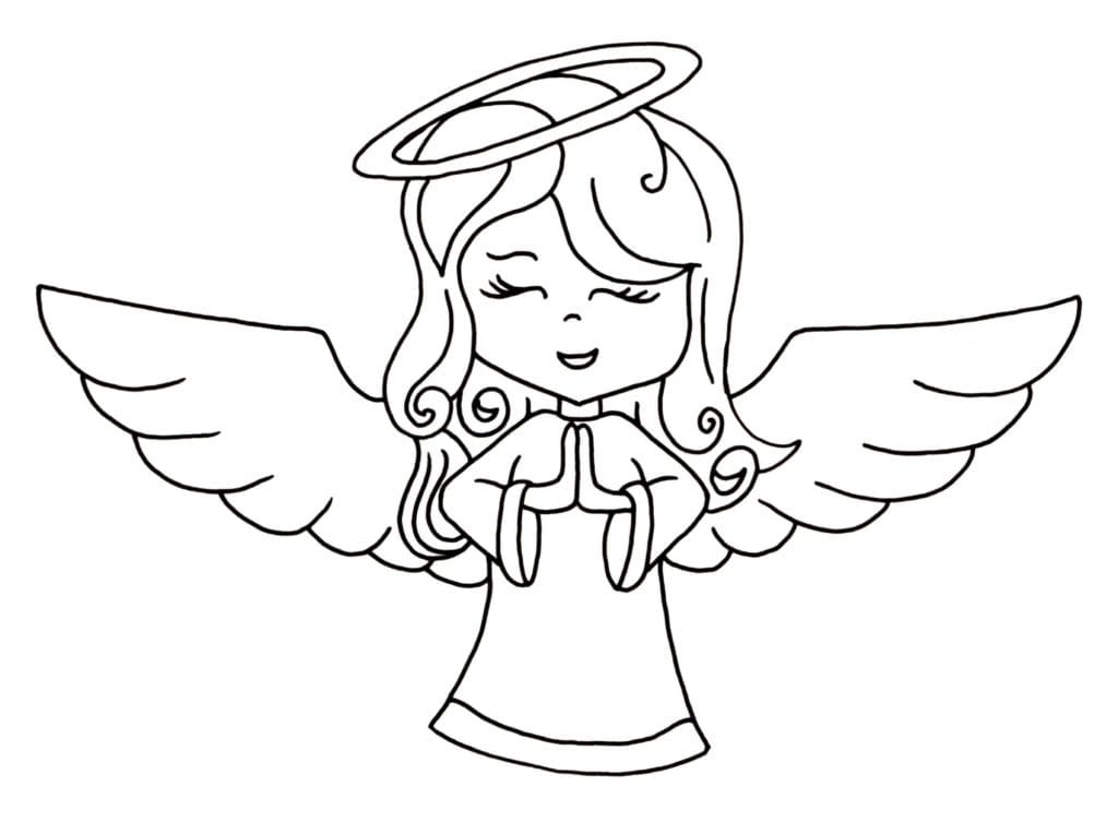 desenho de anjo