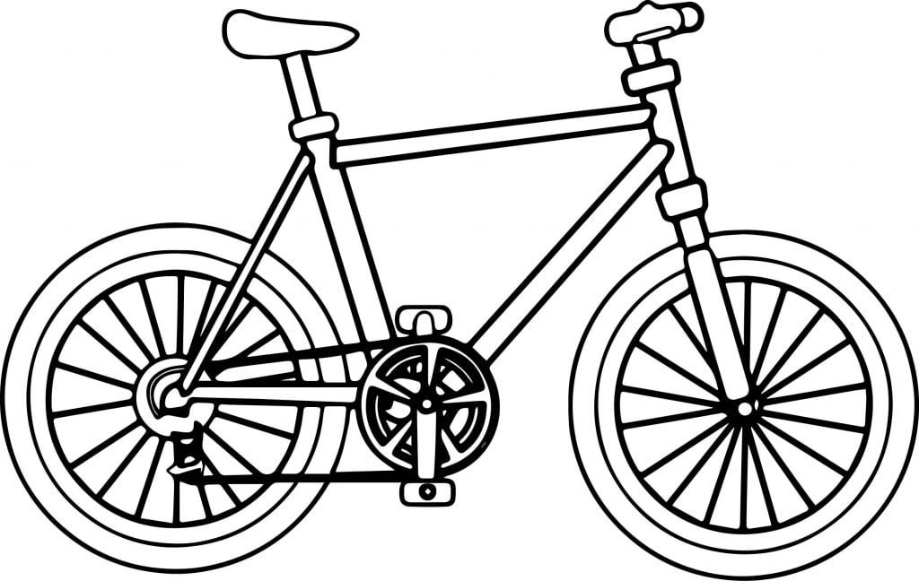 desenho de bicicleta