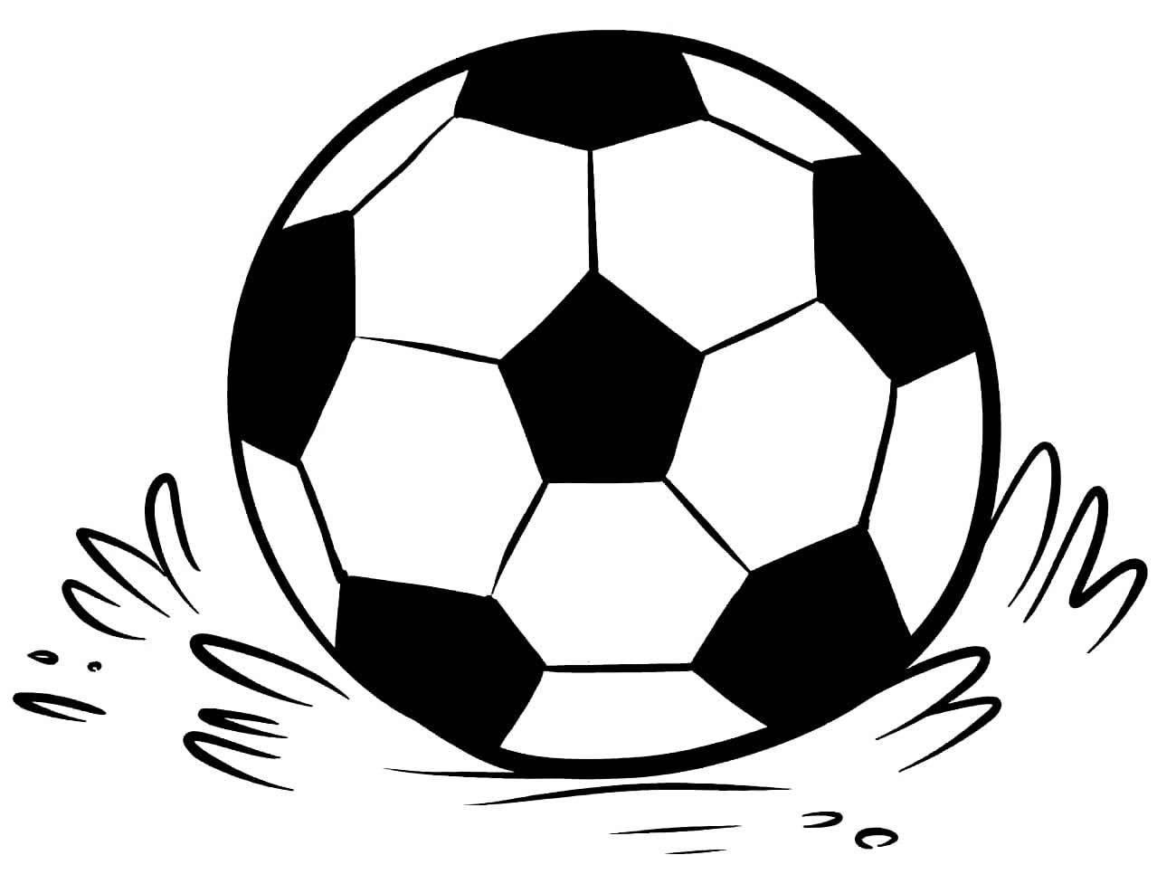 Футбольный мяч рисунок карандашом