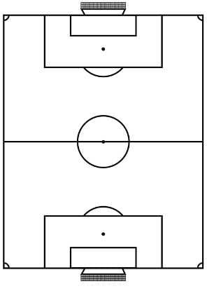 desenho de campo de futebol para colorir molde
