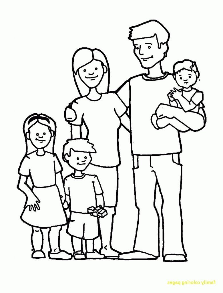 desenho de familia para recortar