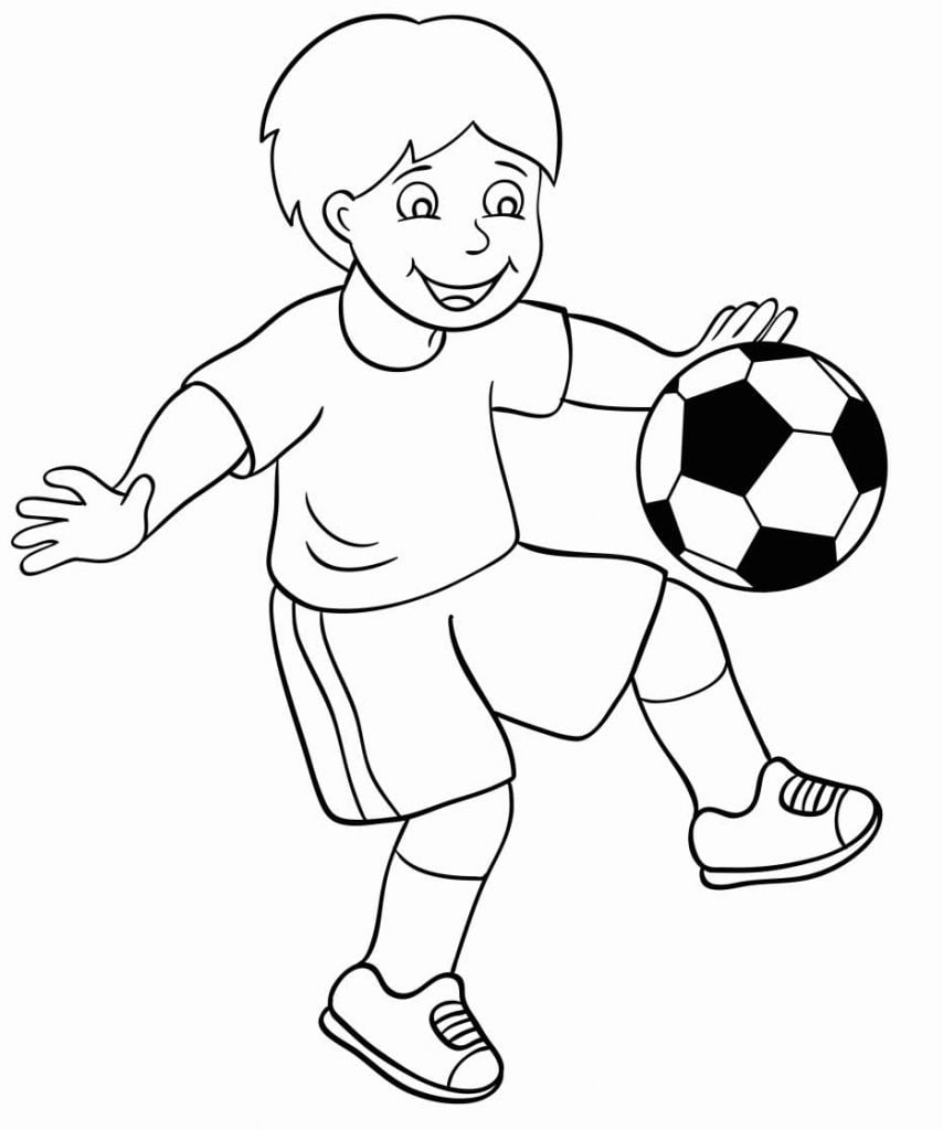 desenho de futebol para desenhar