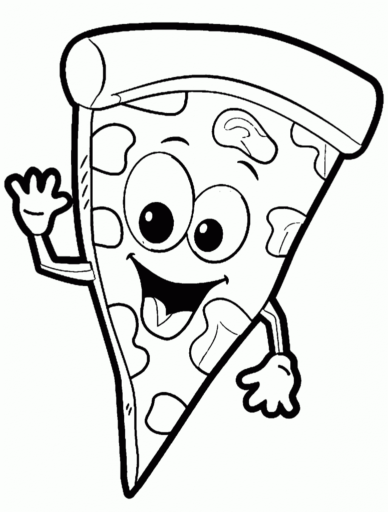 desenho de pizza