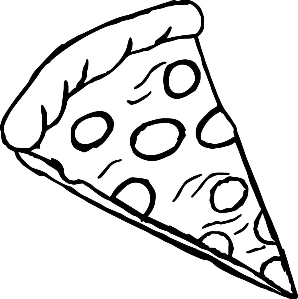 desenho de pizza para imprimir